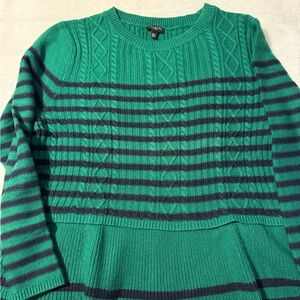 Talbots Teal Knit Sweater